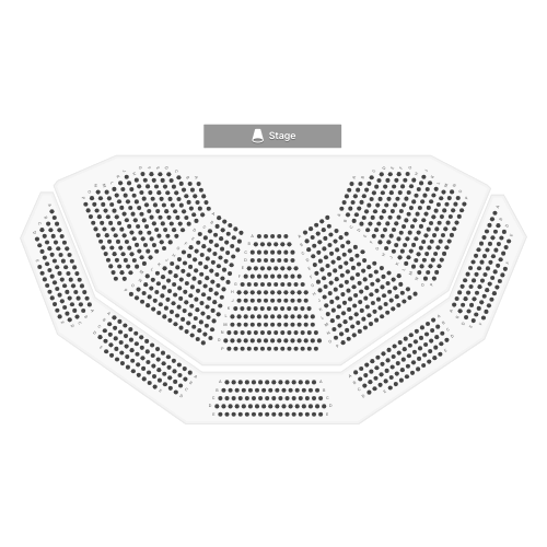 Vivian Beaumont Theater seating chart at SeatingCharts.io